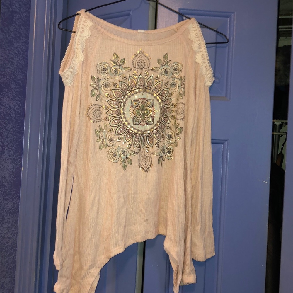 Blush Long Sleeve Top
